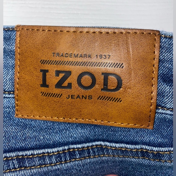IZOD Mens Comfort Stretch Straight 32 x 34 Jeans - Picture 3 of 5